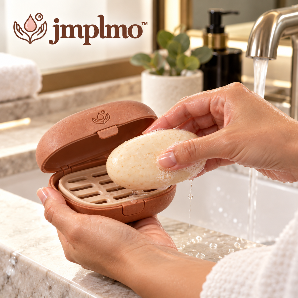 Jmplmo™ PalmPod Travel Soap Case
